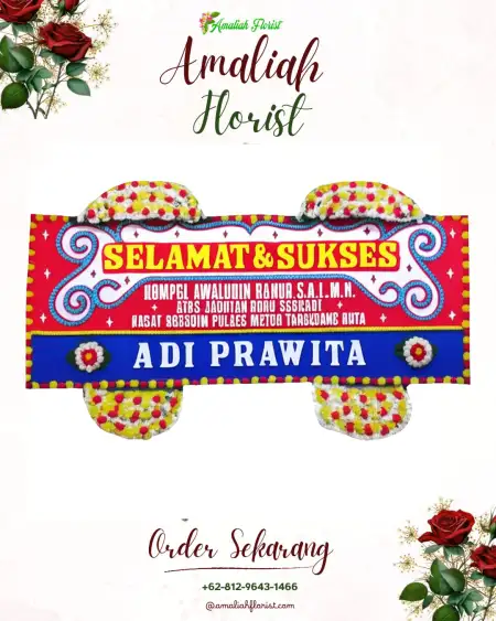 Papan Bunga Ucapan Selamat Warukaranganyar